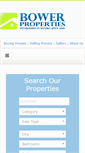 Mobile Screenshot of bower-properties.com
