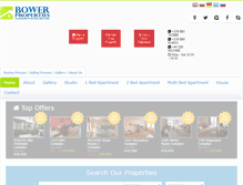 Tablet Screenshot of bower-properties.com